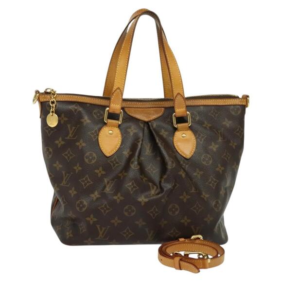 LOUIS VUITTON Monogram Palermo PM Tote Bag M40145 - Picture 1 of 16